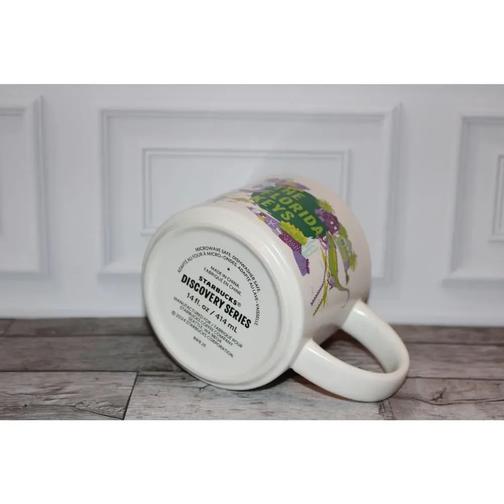 Starbucks Florida Keys Discovery Series 14oz Coffee Mug NWT/Box